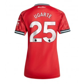 Manchester United Manuel Ugarte #25 Replika Hemmatröja Damer 2025-26 Kortärmad